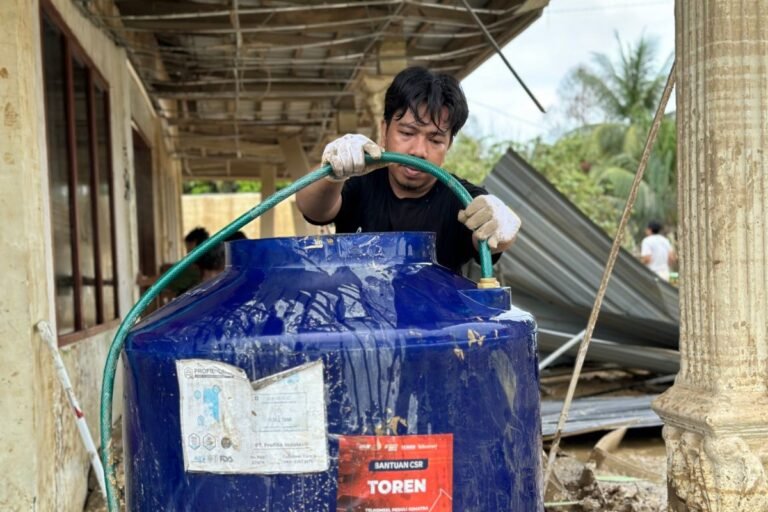 Telkomsel 和 Asar Humanity 在 Aceh Tamiang 推出清潔水計劃