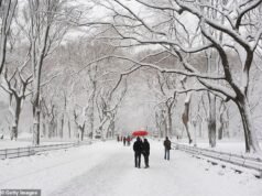 隨著東海岸天氣警報的發布,快速襲擊的風暴將給紐約市帶來高達 3 英寸的降雪