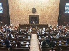 Rajya Sabha休會:反對派抗議內閣部長缺席