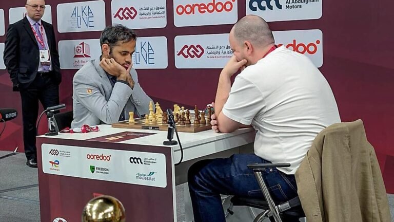 2025 年國際棋聯世界閃電戰錦標賽：Arjun Erigaisi 在 13 輪比賽后與 Caruana、Vachier-Lagrave 並列領先