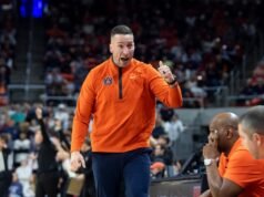 基肖恩·霍爾,不。 21 奧本隊在玻璃杯上大勝,擊敗查塔努加