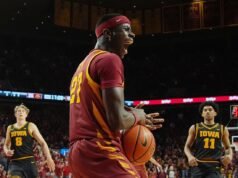 第四名愛荷華州立大學有望在對陣容易受傷的伊利諾伊州東部的比賽中保持熱度