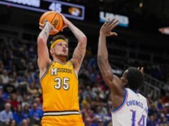 雅各布·克魯斯(Jacob Kruse)在密蘇里州對陣貝蒂恩·庫克曼(Bethune-Cookman)時表現出色