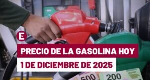 墨西哥今日 2025 年 12 月 1 日汽油價格