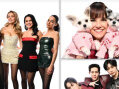 納德·布魯克斯 (Nader Brooks) 和他的姐妹們在 iHeartRadio Z100 的 Jingle Ball 上穿著緊身迷你裙