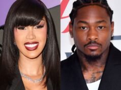 Cardi B 和 Stefon Diggs 在迎接寶寶後參加瑜伽活動