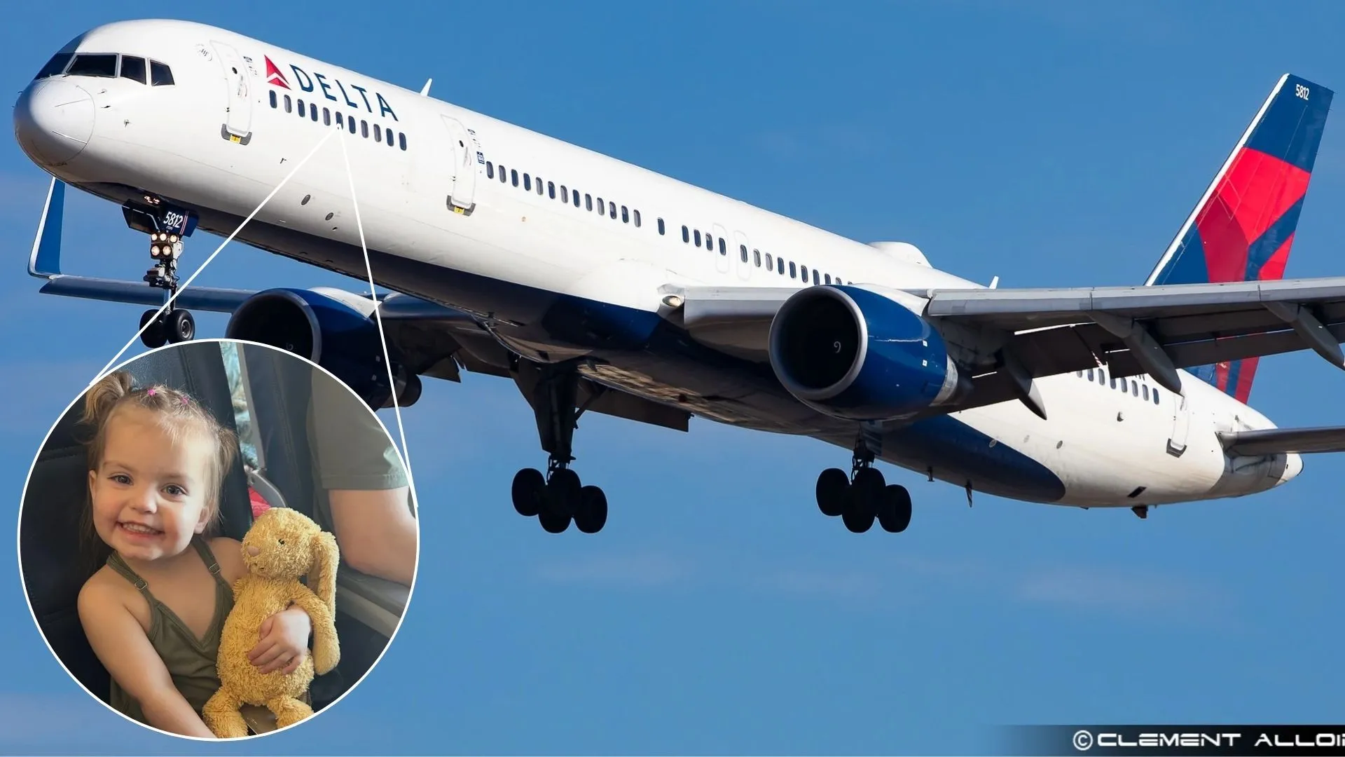 幼兒在 30,000 英尺高空幫助達美航空機組人員的感恩節飛行時刻