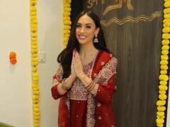 勞倫·戈特利布 (Lauren Gottlieb) 在搬進孟買新家時扮演 Grah Pooja,稱其為“和平與感恩”的召喚 : 寶萊塢新聞