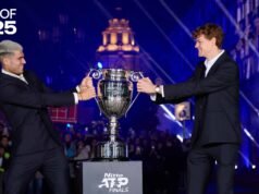 2025 年 ATP 排名第一的俱樂部亮點 卡洛斯·阿爾卡拉斯 (Carlos Alcaraz)、賈尼克·塞納 (Janic Cena) | ATP巡迴賽