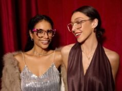 ZEELOOL 閃閃發光的表演眼鏡