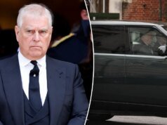 安德魯在孫女的洗禮上重返公眾生活