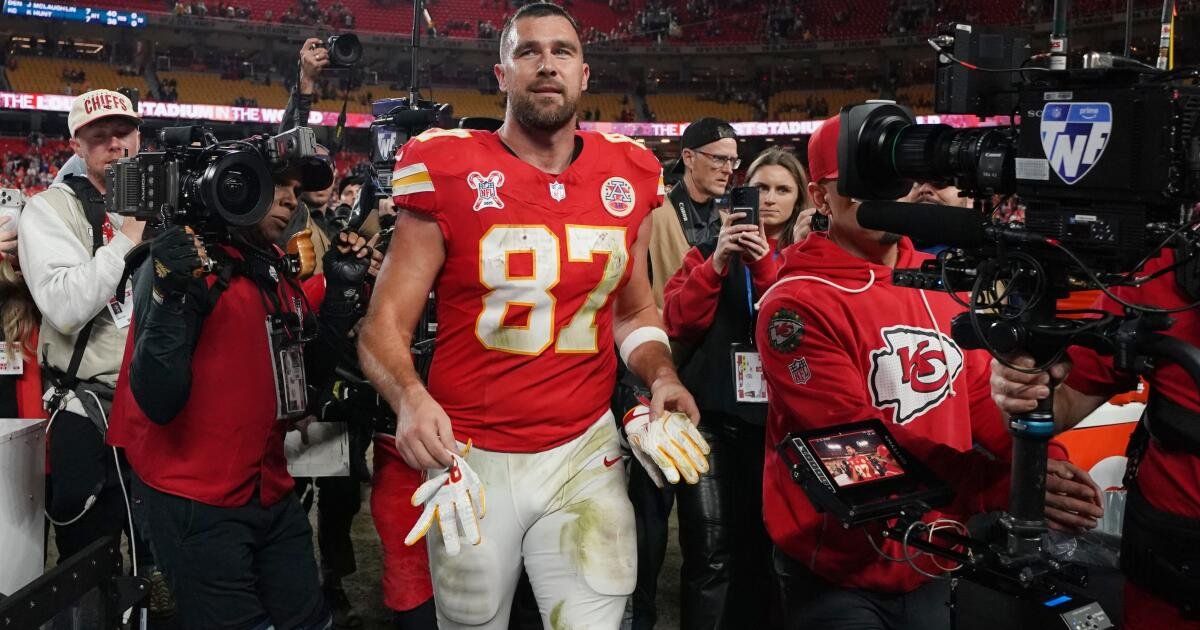 特拉維斯·凱爾斯在考慮退出時登上了 NFL 歷史接待名單