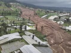 印度尼西亞發生山體滑坡 至少八人死亡 數十人失踪