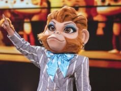 蒙面歌王的猴子生意被揭露為英國主要歌手