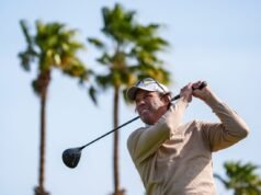 斯蒂芬·艾姆斯 (Stephen Ames) 駕駛三菱電機以 64 桿的成績開啟了本賽季