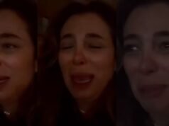 一名哭泣的婦女報告波哥大發生暴力搶劫 – 哥倫比亞地鐵