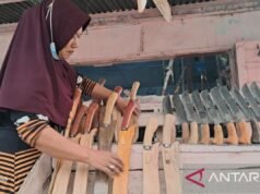 Sayur Matinggi Tapsal 的鐵匠在災後開始生產