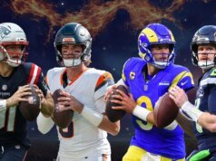 NFL 分區冠軍深入剖析:愛國者隊 vs 野馬隊、公羊隊 vs 海鷹隊的賠率和預測