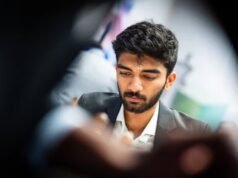 古克什 (Gukesh) 取得 2026 年首場胜利,諾迪貝克·塔塔鋼鐵 (Nodirbek Tata Steel) 終結國際象棋不敗紀錄 – Firstpost