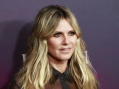 海蒂·克拉姆 (Heidi Klum) 身穿透明連衣裙大膽出街:照片