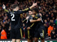 自2008年以來,曼聯在酋長球場對陣阿森納的比賽中從未有球隊做到過,而且只用了45分鐘。