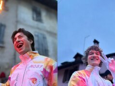 激烈競爭的明星哈德森·威廉姆斯和康納·斯托里擔任火炬手