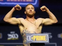 “不會拿我的錢”:賈斯汀·蓋特傑感謝 UFC 輕量級幫助他為帕迪·平布利特做準備
