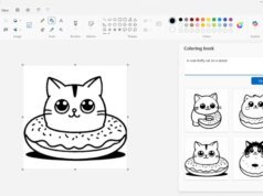 微軟畫圖現在可以製作人工智能塗色書
