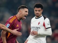 羅馬和米蘭在奧林匹克體育場打平:國米微笑