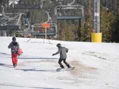 2026 年 1 月 25 日科羅拉多州總降雪量