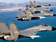 台灣解放軍飛機5次飛行、8艘解放軍艦艇繞境台灣創紀錄