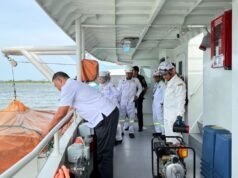 交通運輸部在巴淡島三個港口進行船舶吊裝試驗