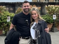 泰勒·約翰遜和艾米麗·梅納德對瑞奇·亨德里克孩子的出生做出反應