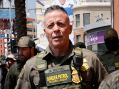 達納·巴什因槍擊事件與邊境巡邏隊指揮官發生衝突