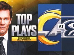 公羊隊對陣海鷹隊的實時更新、比分、亮點:NFC 冠軍賽