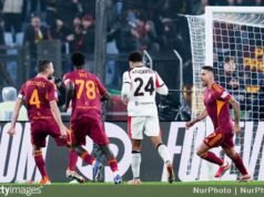 羅馬1-1AC米蘭:佩萊格里尼點球扼殺客隊奪冠希望