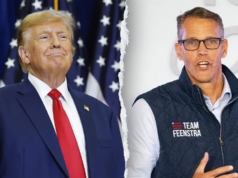 芬斯特拉表示,特朗普在愛荷華州的存在“肯定會在中期選舉中提振”共和黨。