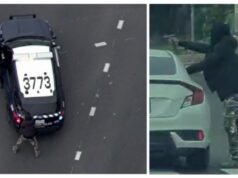 警方在加州街頭槍擊事件中抓獲一名男子。警員受傷,嫌疑人死亡