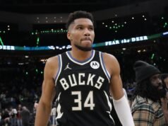 揚尼斯·阿德托昆博表示,他預計將在因小腿受傷缺陣 4-6 週後缺席