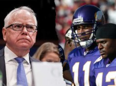 前維京人隊隊長在明尼阿波利斯從左路拉開。在普雷蒂槍擊事件引發的騷亂中