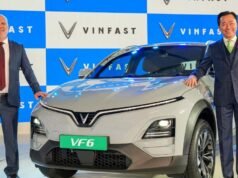 汽車排名第四,VinFast Racing 在印度電動汽車市場登上領獎台