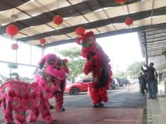 Daop 9 在任抹-外南夢表演舞獅慶祝農曆新年