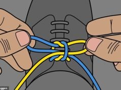 你的鞋帶係錯了:科學家稱“繞樹”方法無效 – 但簡單的替代方法只需不到一秒鐘