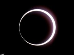 天空中即將出現罕見的「火環」日食…但只有100人能夠看到它。