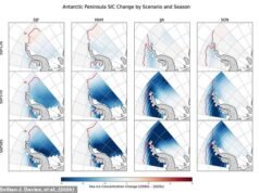 南極洲最糟糕的氣候情景揭曉:可怕的研究表明,到 2100 年,冰蓋覆蓋率可能會下降 20%,從而導致災難性的全球海平面上升