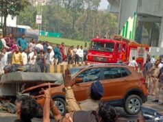 孟買地鐵柱倒塌致1死3傷