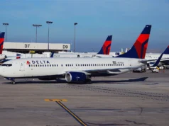 達美 737 引擎故障引發火災 緊急返薩凡納