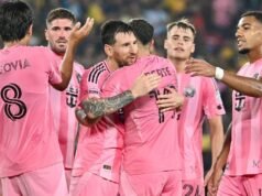 萊昂內爾·梅西 (Lionel Messi) 攻入邁阿密國際季前賽抽籤中的唯一進球