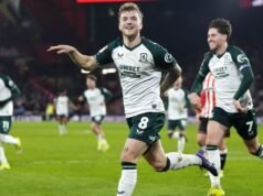 米德爾斯堡擊敗弗蘭克·蘭帕德的考文垂,奪得英冠冠軍