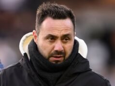 羅伯托·迪熱爾比在0-5輸給巴黎圣日耳曼後離開馬賽